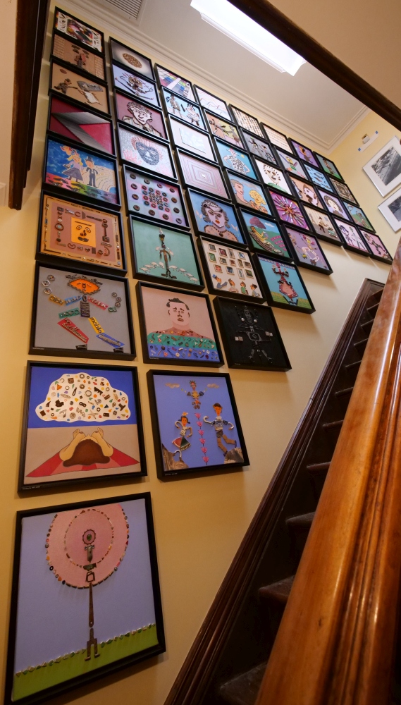 hung art stairwell 2